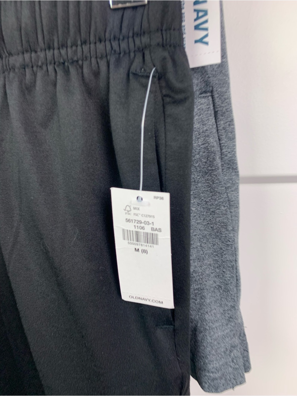 NWT Old Navy Boys Size 8 M Cloud Quick Dry Shorts Lot Gray Black Athletic PullOn - Picture 3 of 6